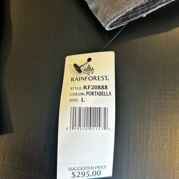 RAINFOREST Dark Brownish Green Military Jacket with Corduroy Collar - Picture 2 of 5